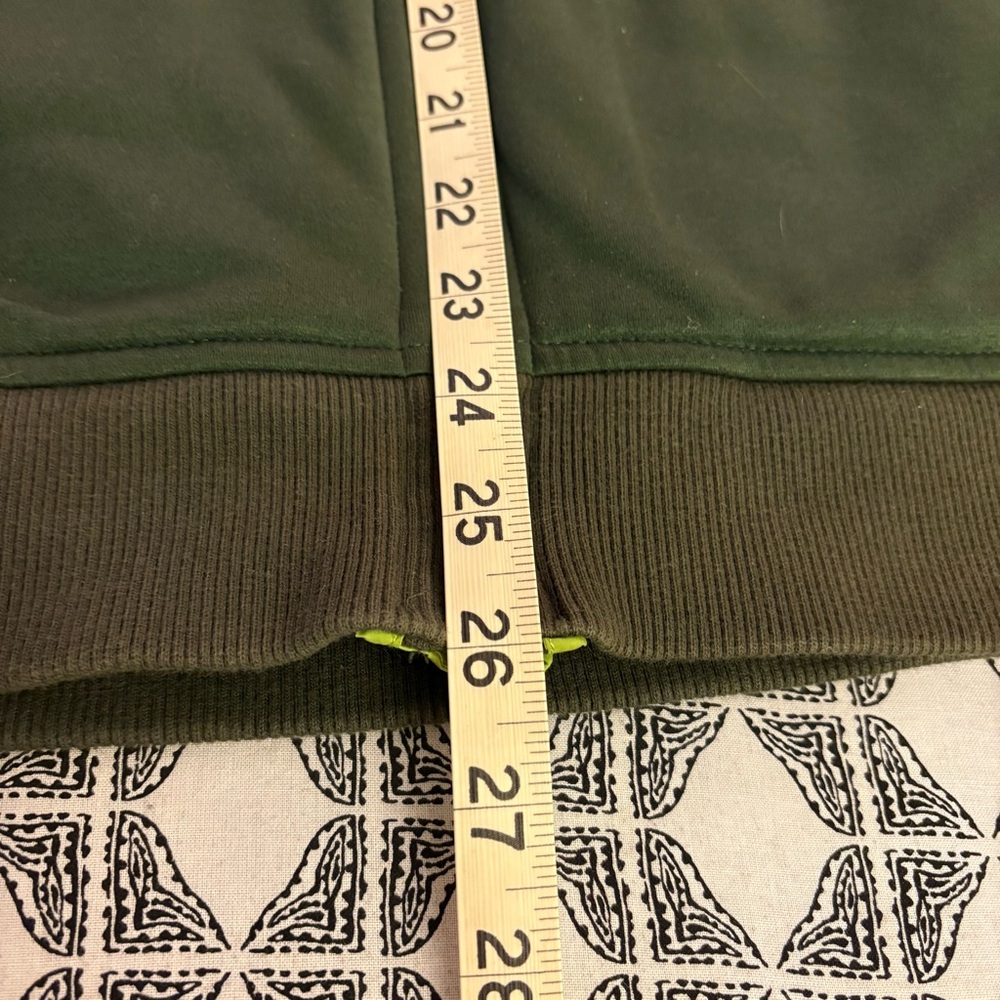 NORTH FACE Men’s Olive & Lime Quilted Jacket size S - Picture 10 of 11